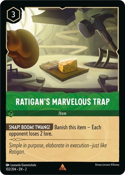 Ratigan's Marvelous Trap - 102/204 (Normal, Rare)