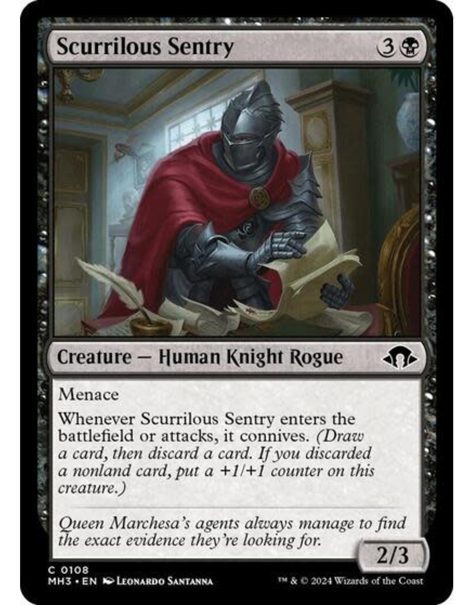 Scurrilous Sentry - 108 (Normal, C)