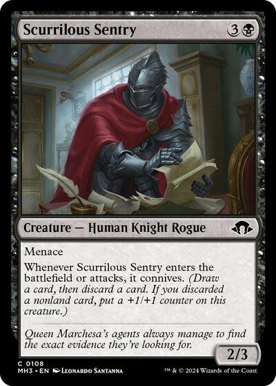 Scurrilous Sentry - 108 (Normal, C)