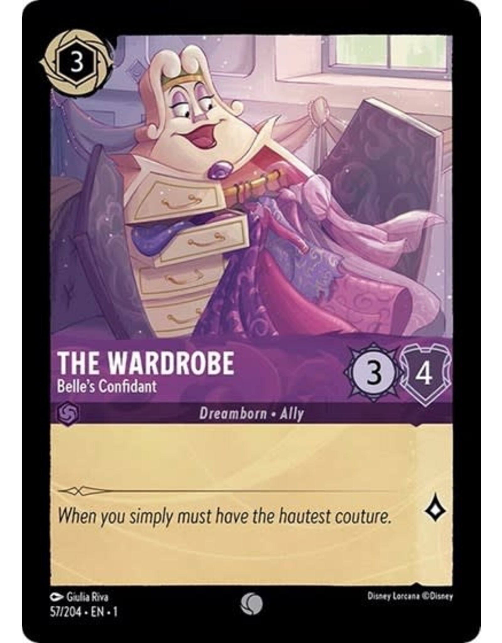 The Wardrobe - Belle's Confidant - 57/204 (Normal, Common)