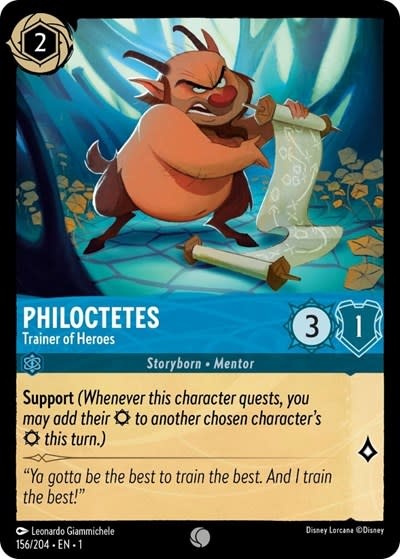 Philoctetes - Trainer of Heroes - 156/204 (Normal, Common)