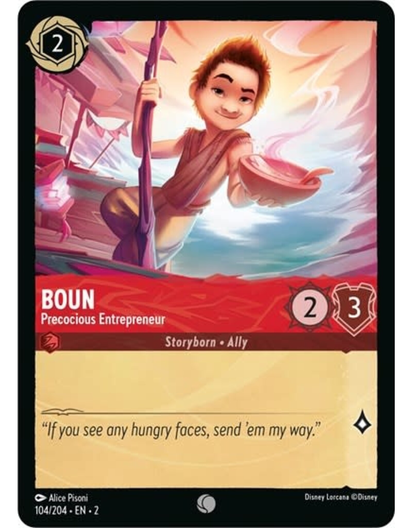 Boun - Precocious Entrepreneur - 104/204 (Normal, Common)