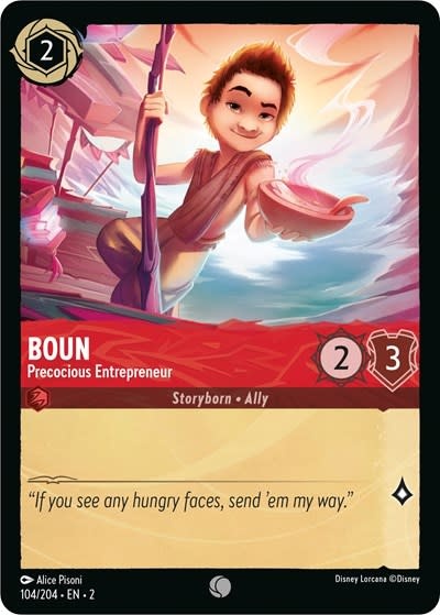 Boun - Precocious Entrepreneur - 104/204 (Normal, Common)