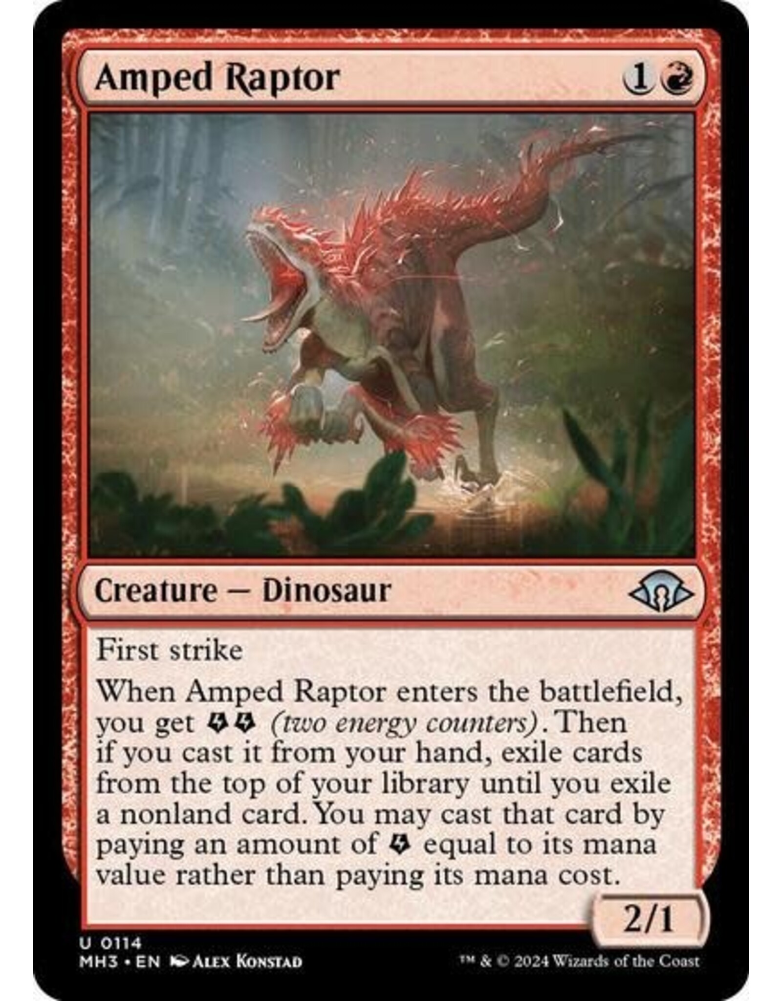 Amped Raptor - 114 (Normal, U)