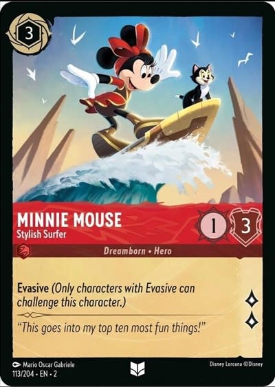 Minnie Mouse - Stylish Surfer - 113/204 (Normal, Uncommon)