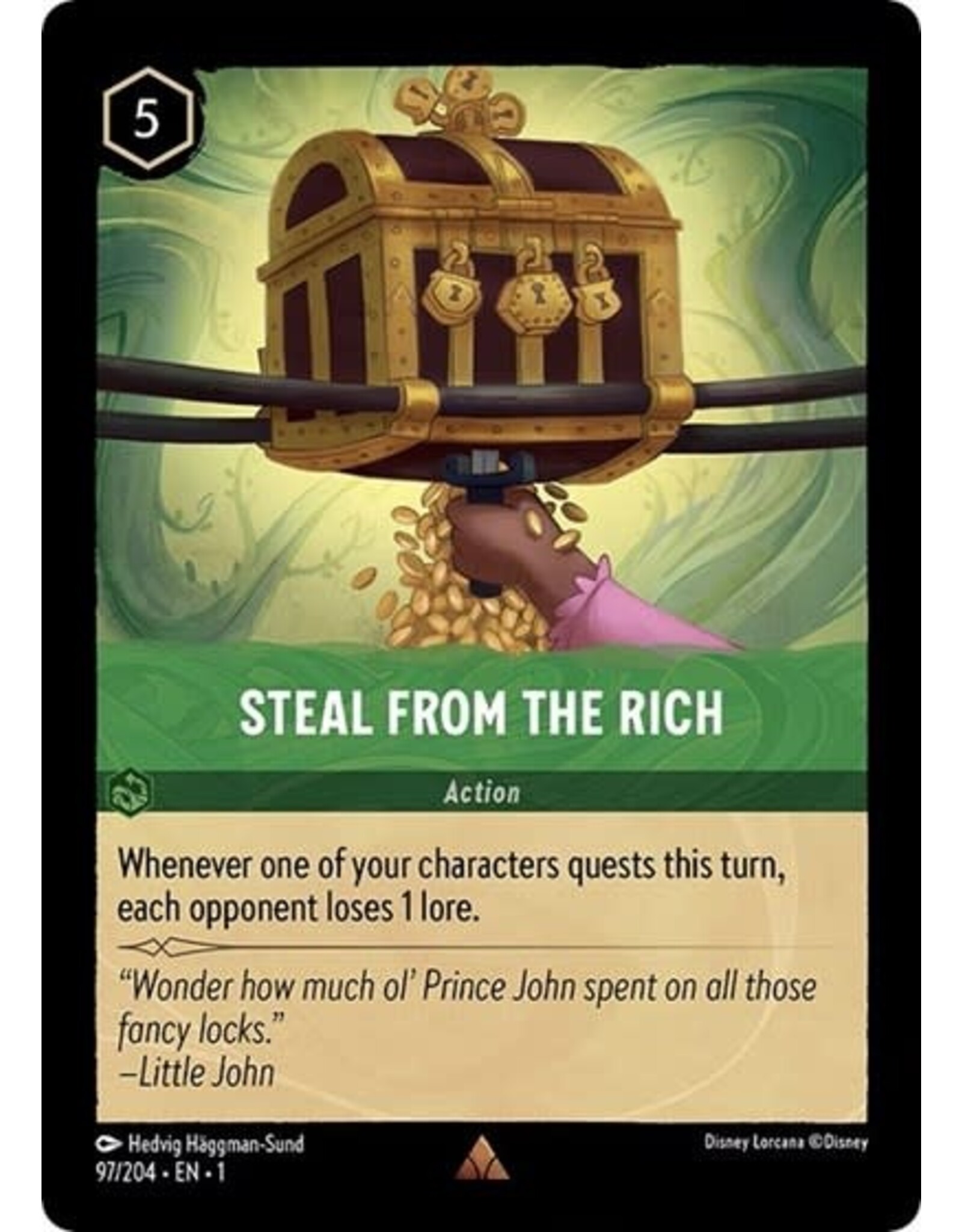 Steal From The Rich - 97/204 (Cold Foil, Rare)