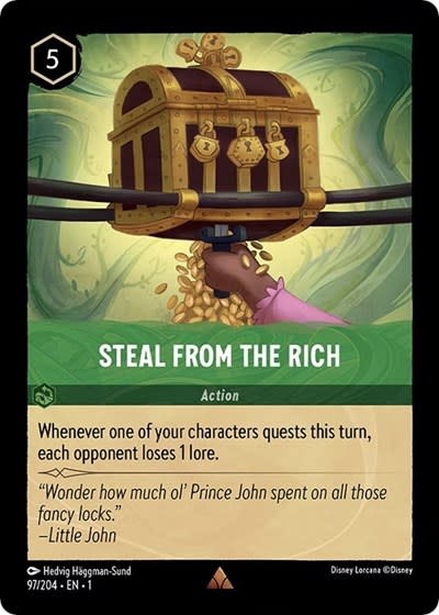 Steal From The Rich - 97/204 (Cold Foil, Rare)