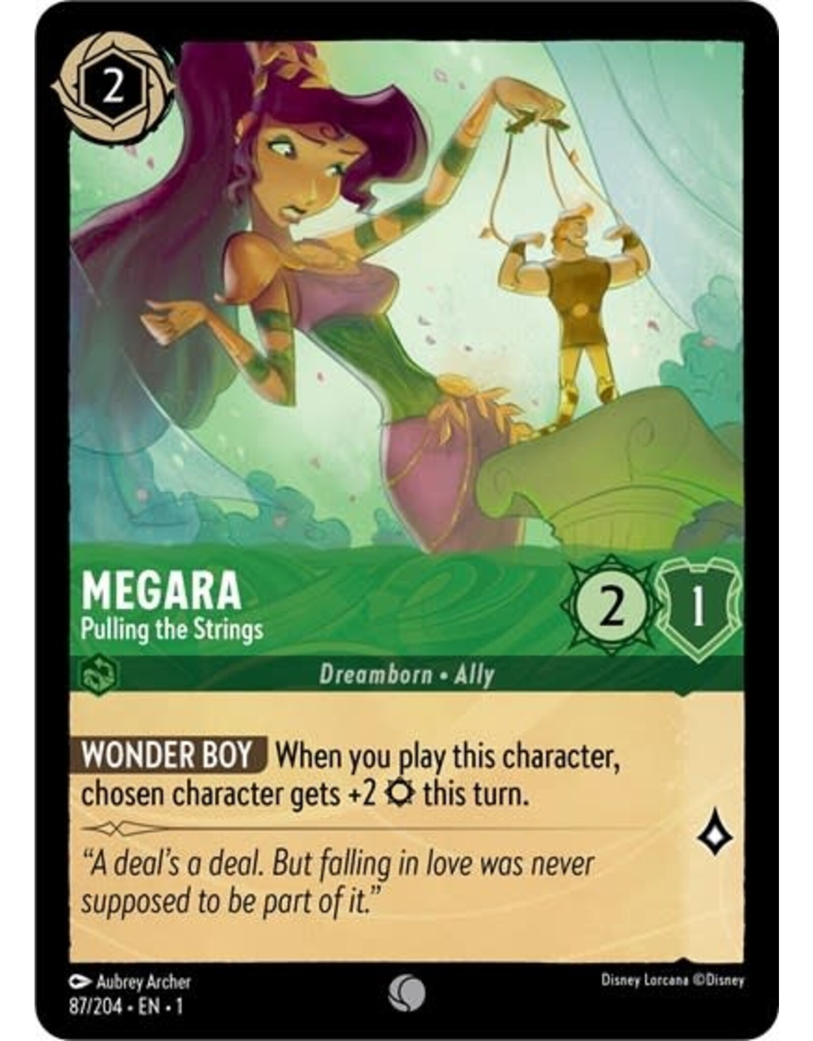 Megara - Pulling the Strings - 87/204 (Normal, Common)