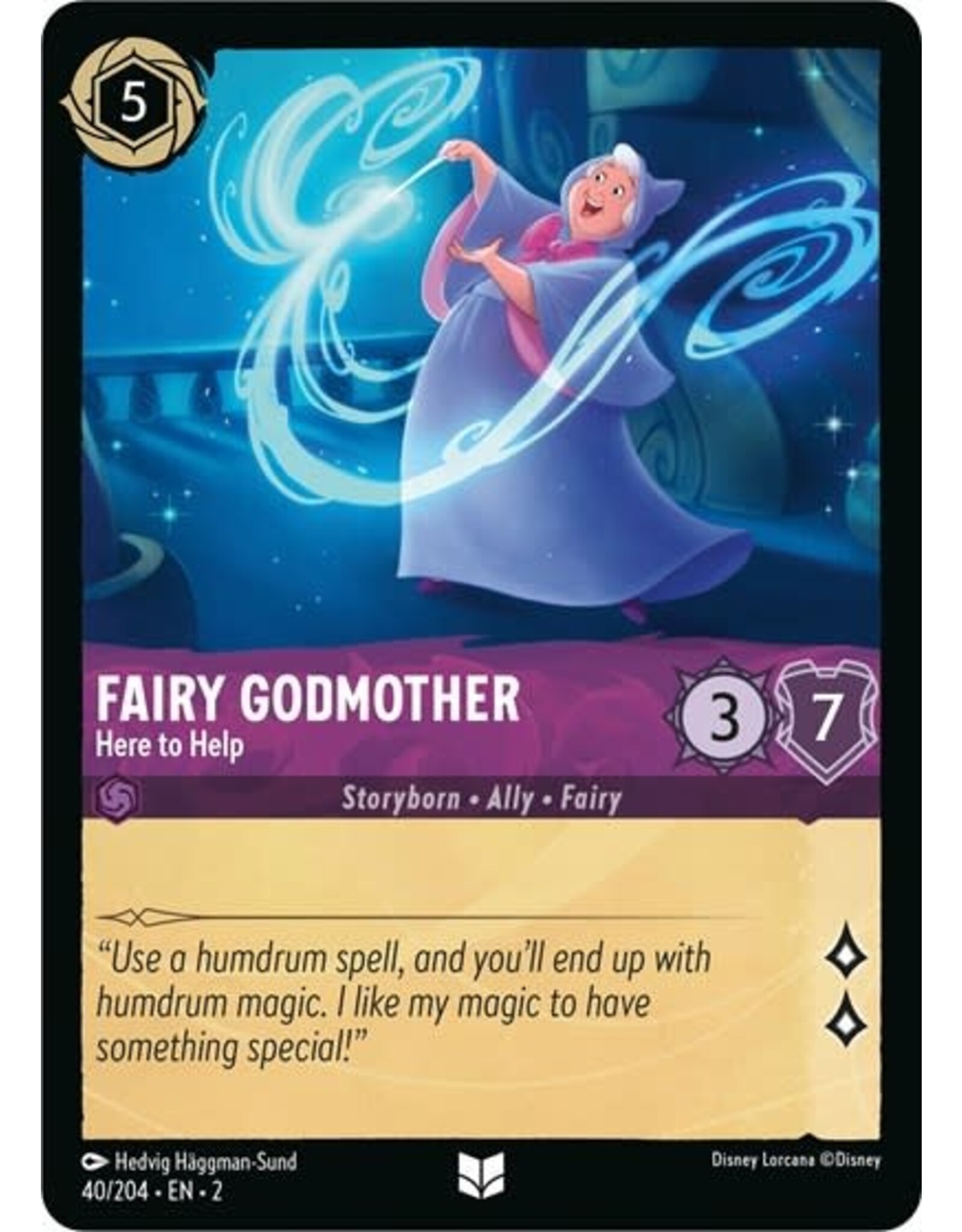 Fairy Godmother - Here to Help - 40/204 (Normal, Uncommon)