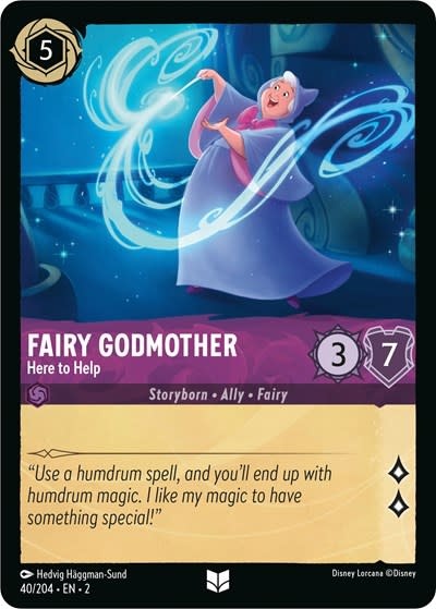 Fairy Godmother - Here to Help - 40/204 (Normal, Uncommon)