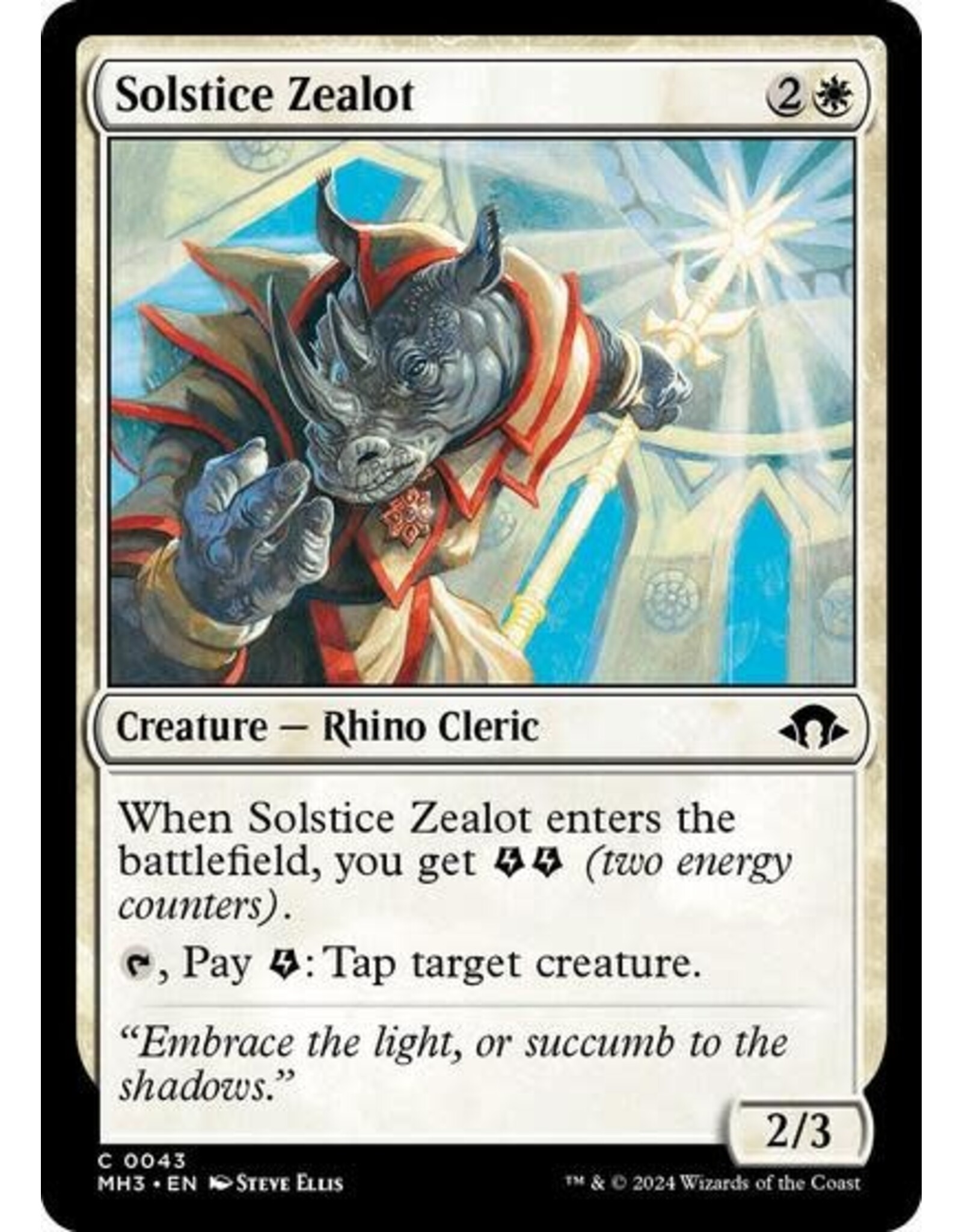 Solstice Zealot - 43 (Foil, C)