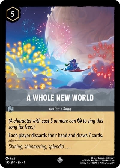 A Whole New World - 195/204 (Normal, Super Rare)