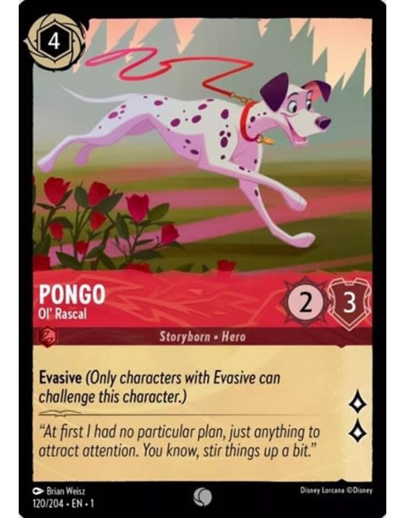 Pongo - Ol' Rascal - 120/204 (Normal, Common)