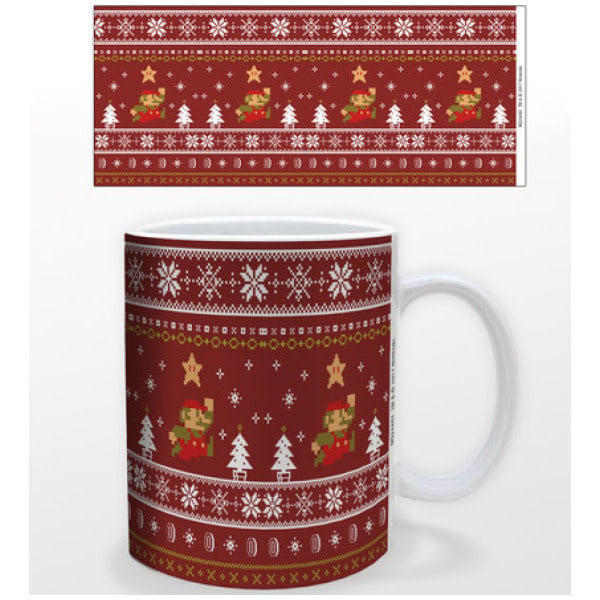 Pyramid America **CLEARANCE** SMB - 8 Bit Winter Holidays - 11 oz Ceramic Mug