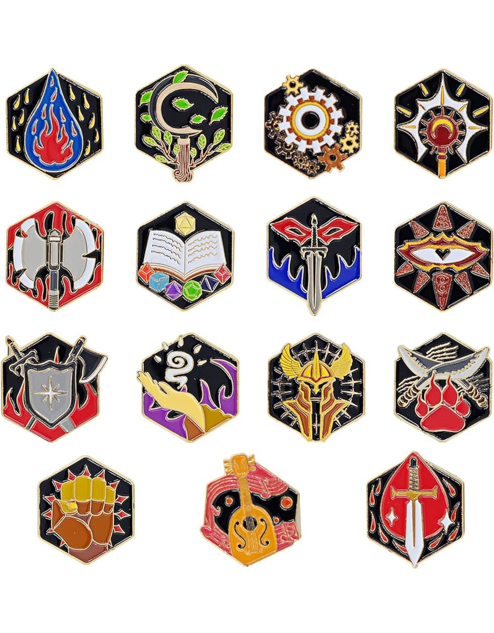 **CLEARANCE** DND Lapel Pin Bundle (Assorted)