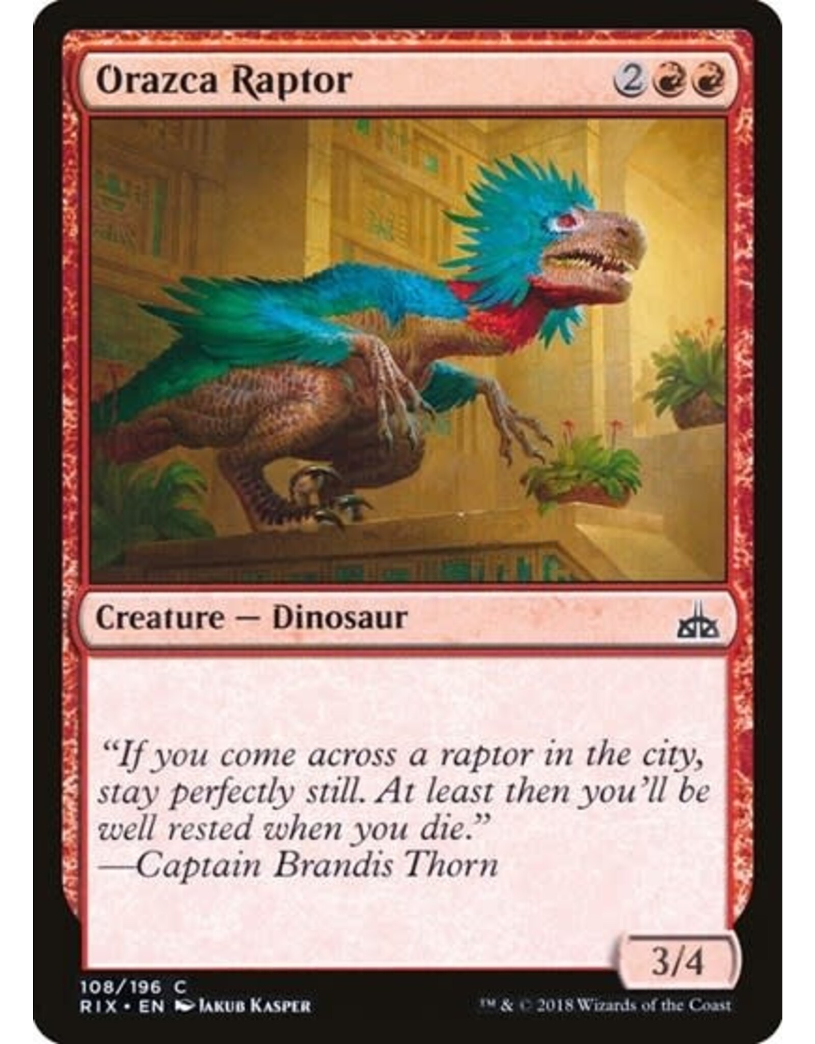 Orazca Raptor - 108 (Normal, C)