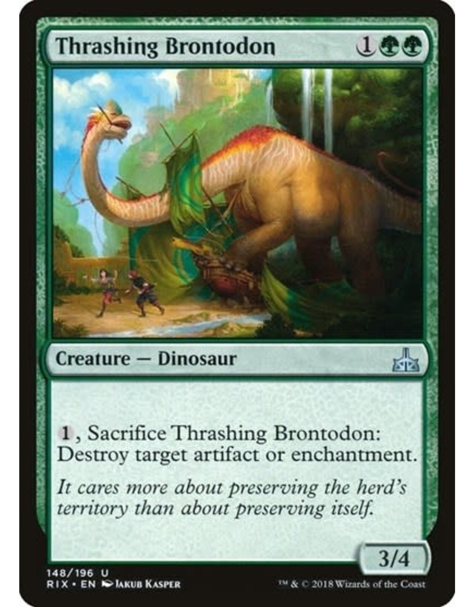 Thrashing Brontodon - 148 (Normal, U)