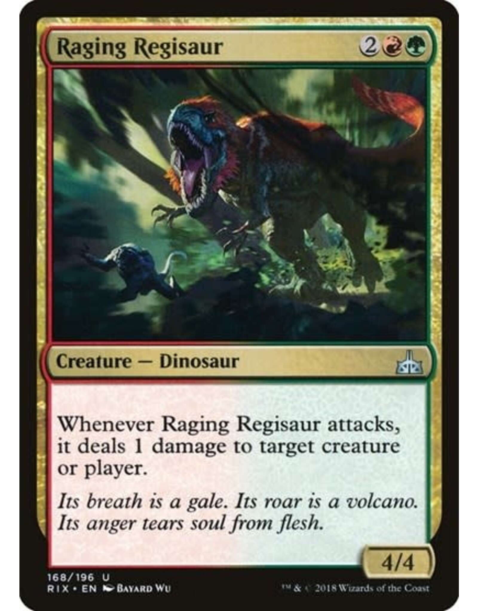 Raging Regisaur - 168 (Normal, U)