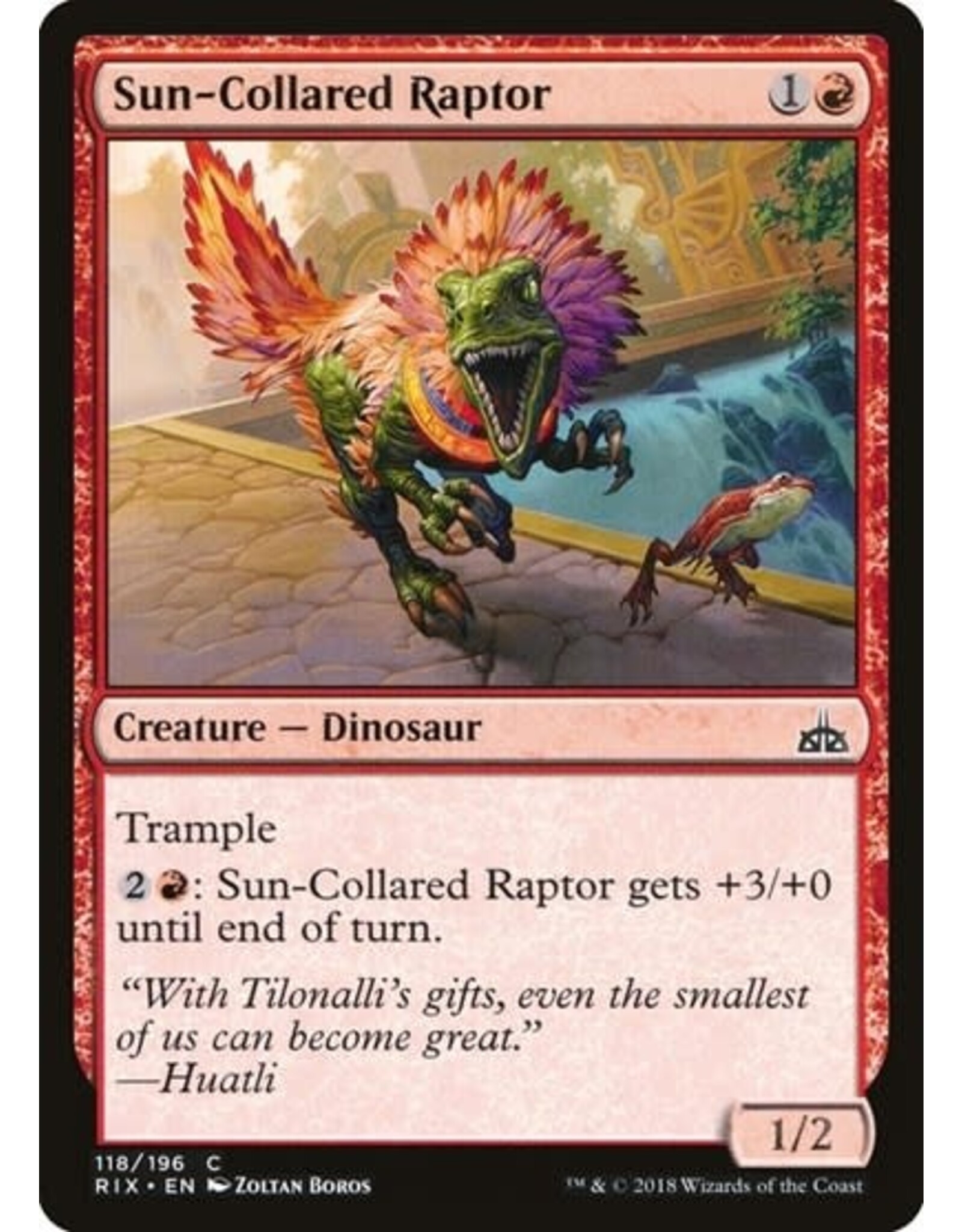 Sun-Collared Raptor - 118 (Normal, C)