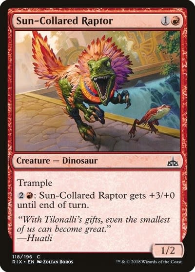 Sun-Collared Raptor - 118 (Normal, C)