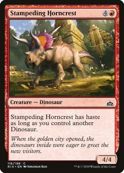 Stampeding Horncrest - 116 (Normal, C)