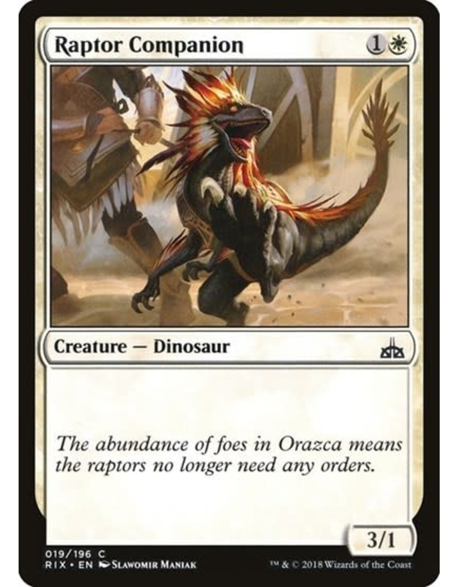 Raptor Companion - 19 (Normal, C)