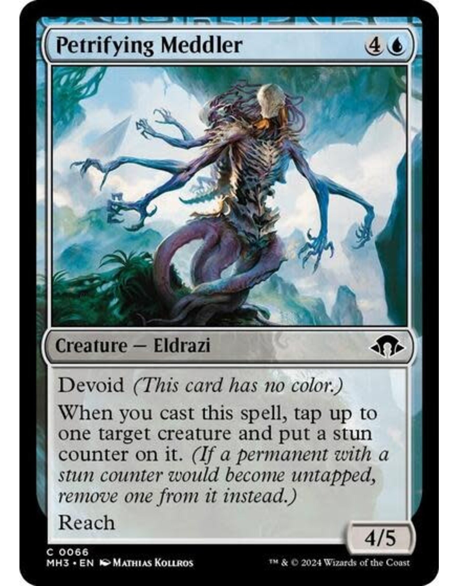 Petrifying Meddler - 66 (Foil, C)