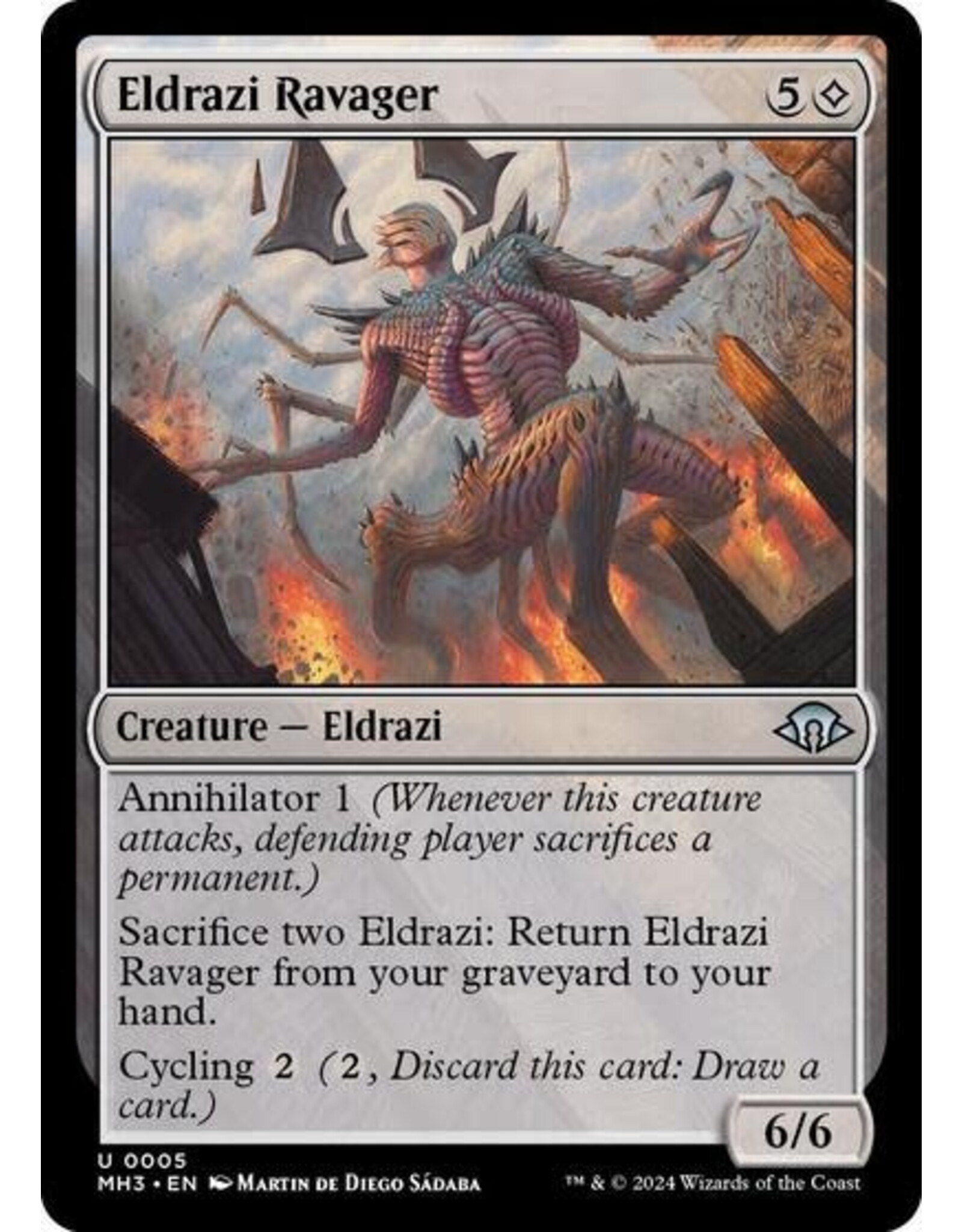 Eldrazi Ravager - 5 (Normal, U)