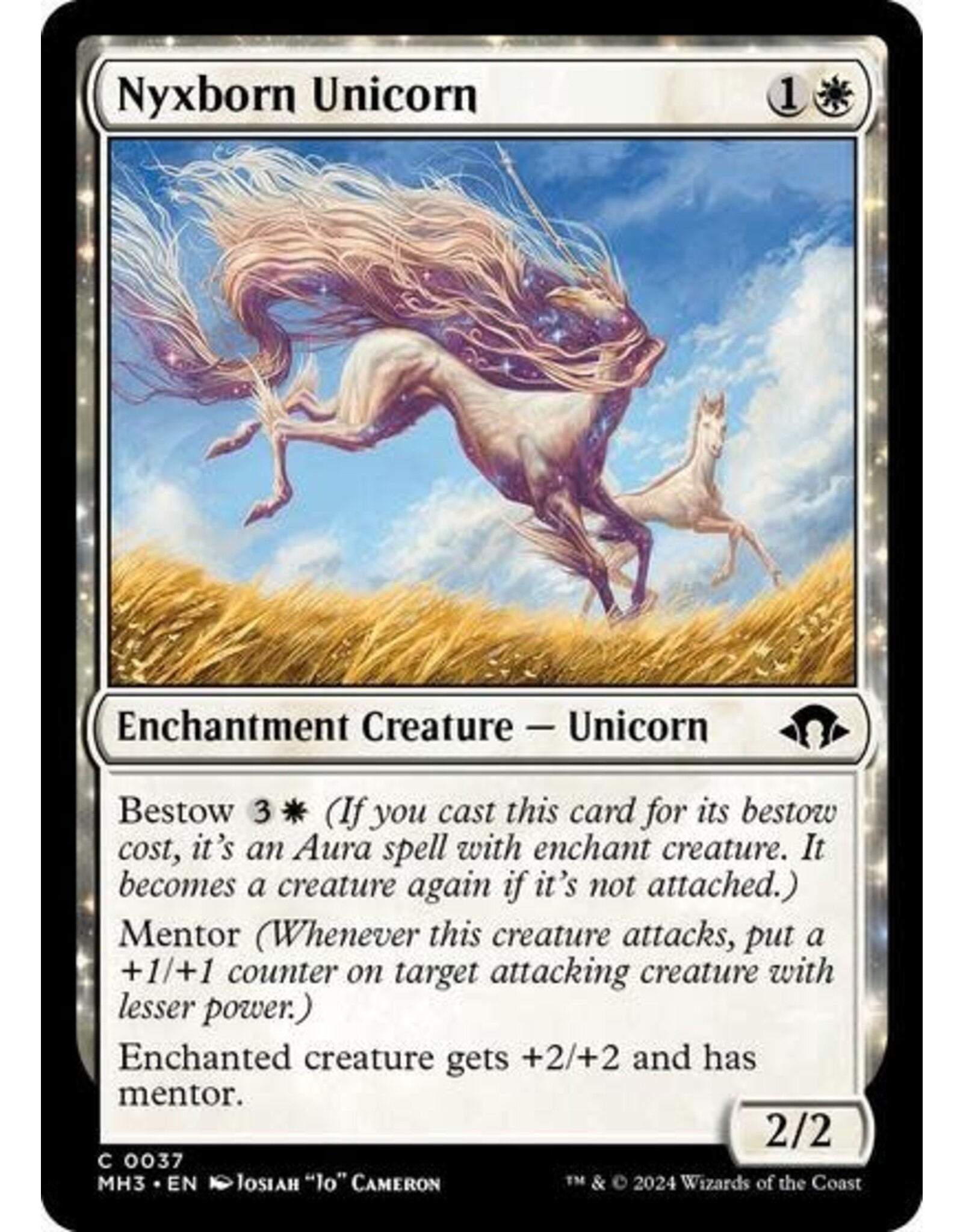 Nyxborn Unicorn - 37 (Foil, C)