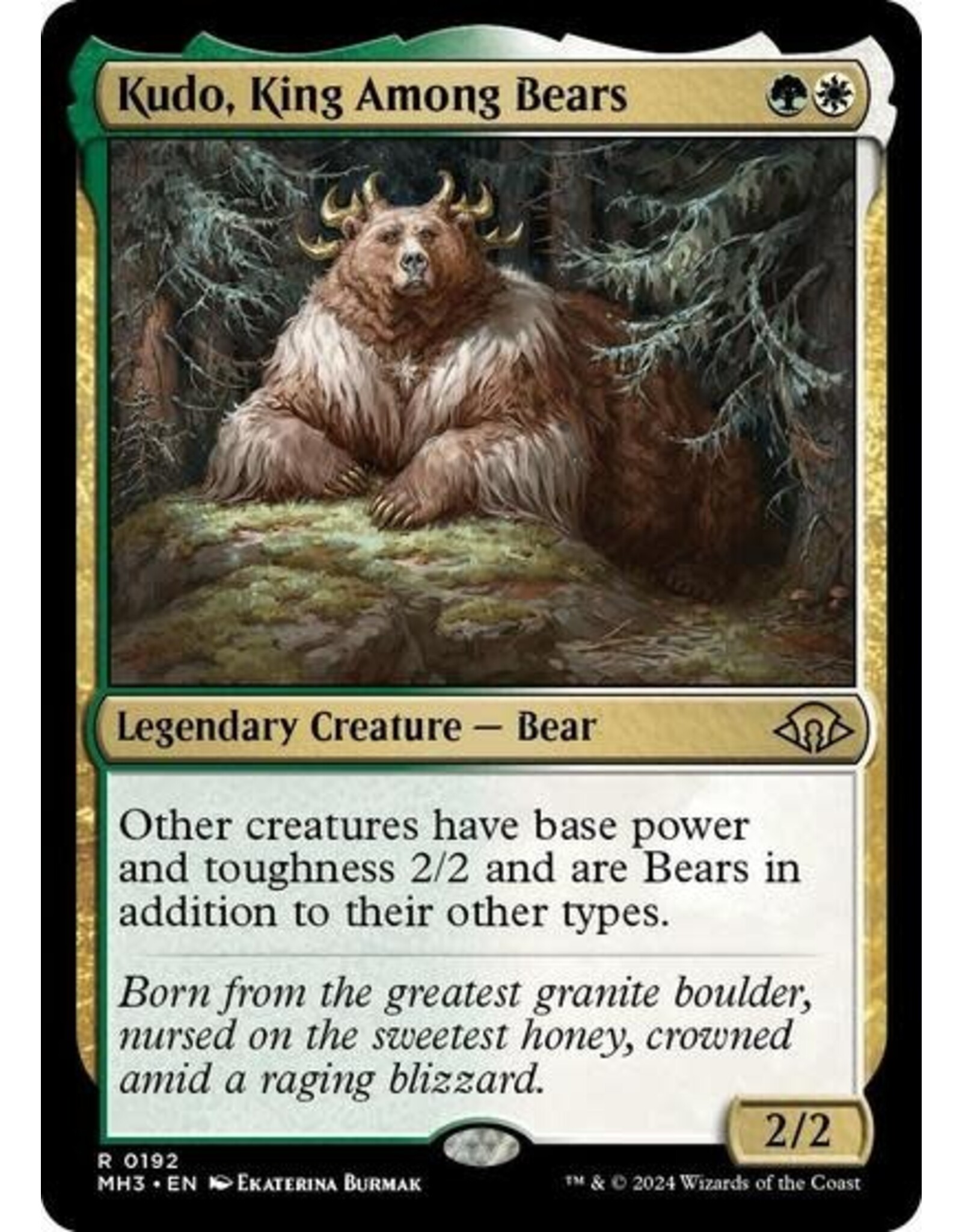 Kudo, King Among Bears - 192 (Normal, R)