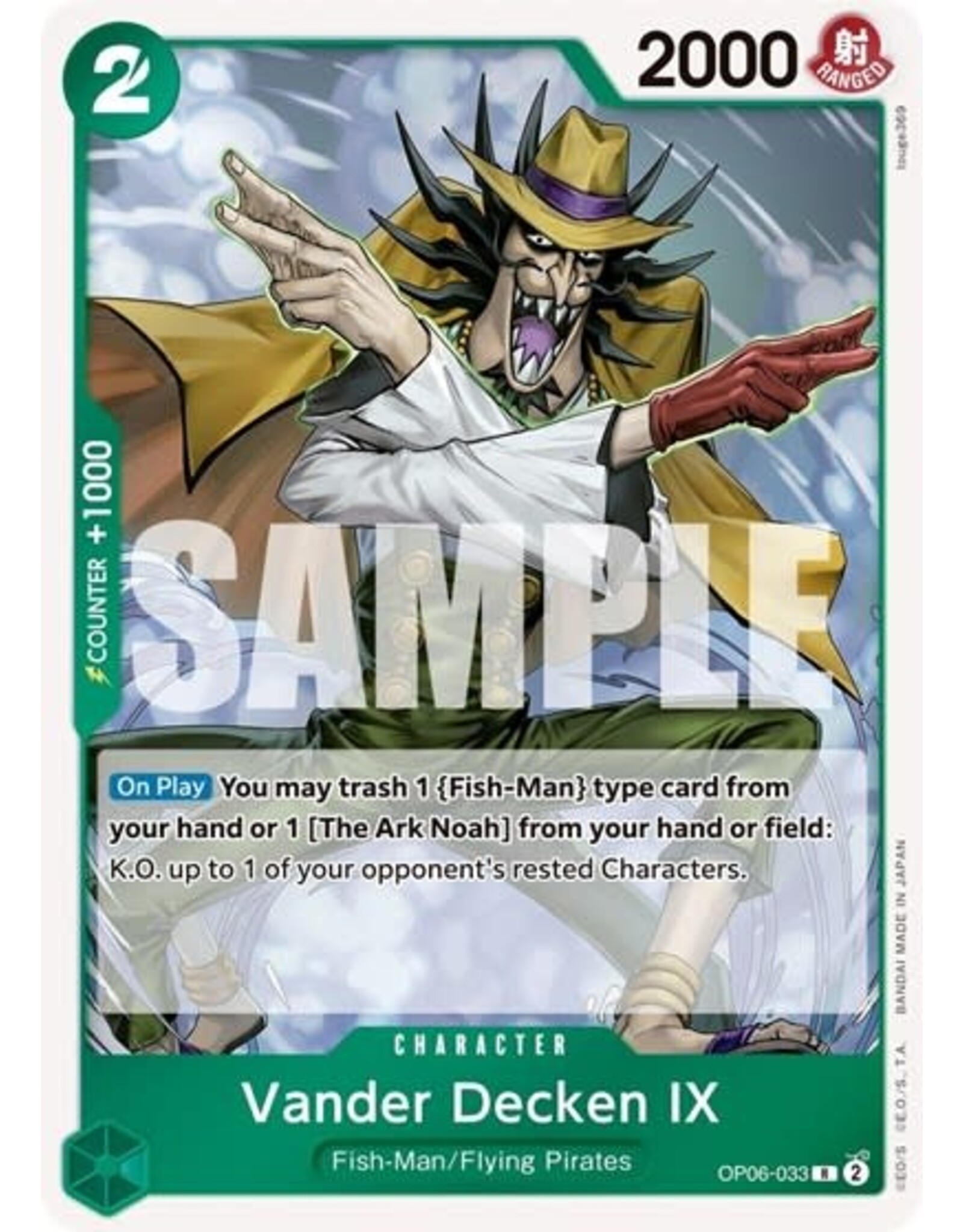 Vander Decken IX - OP06-033 (Foil, R)