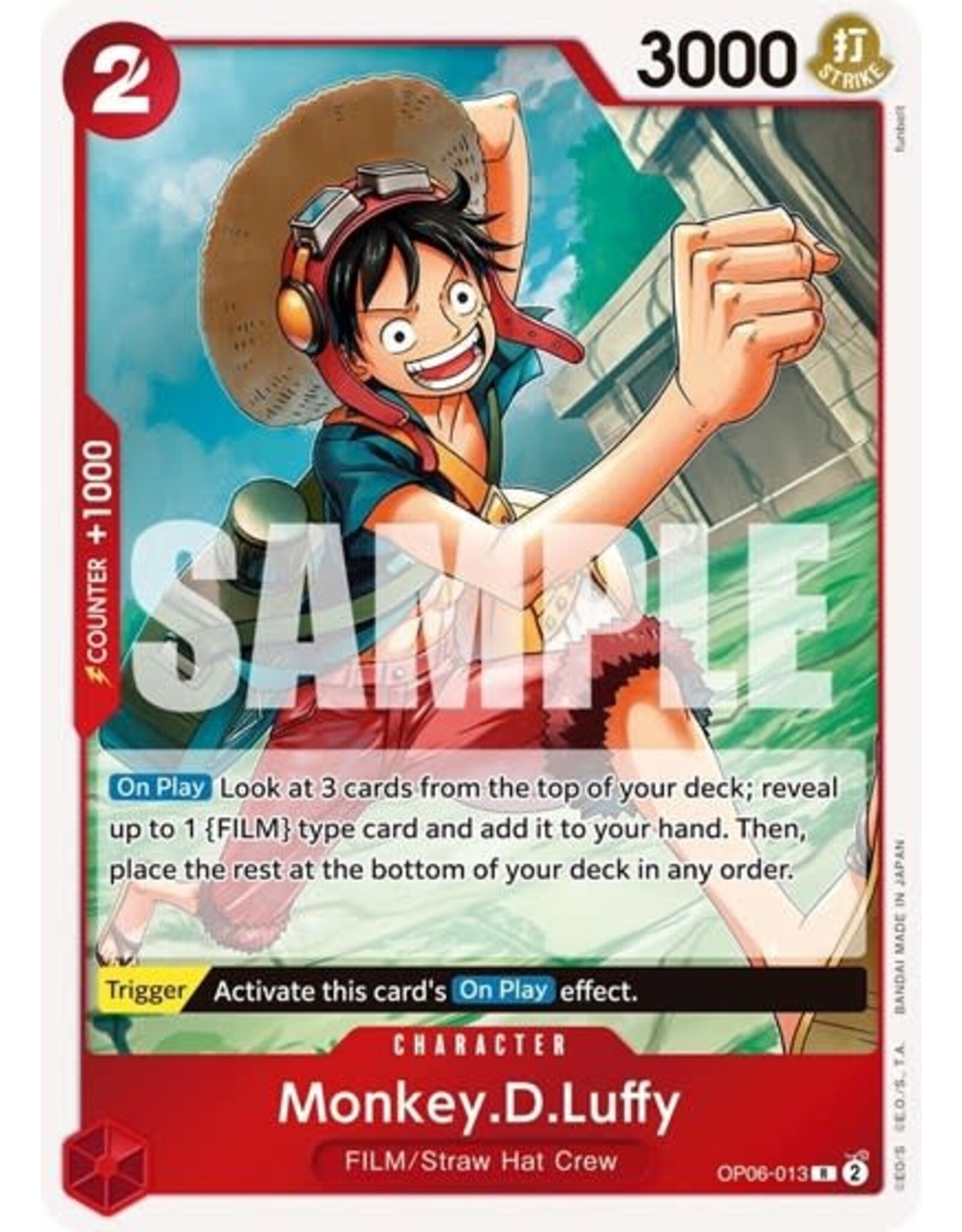 Monkey.D.Luffy - OP06-013 (Foil, R)