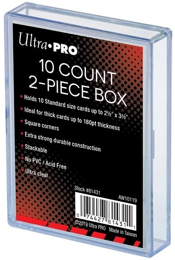 ultra pro 2-Piece Box (10 Card)