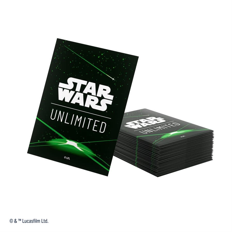 Game Genic Star Wars: Unlimited - Card Back (Green) Art Sleeves