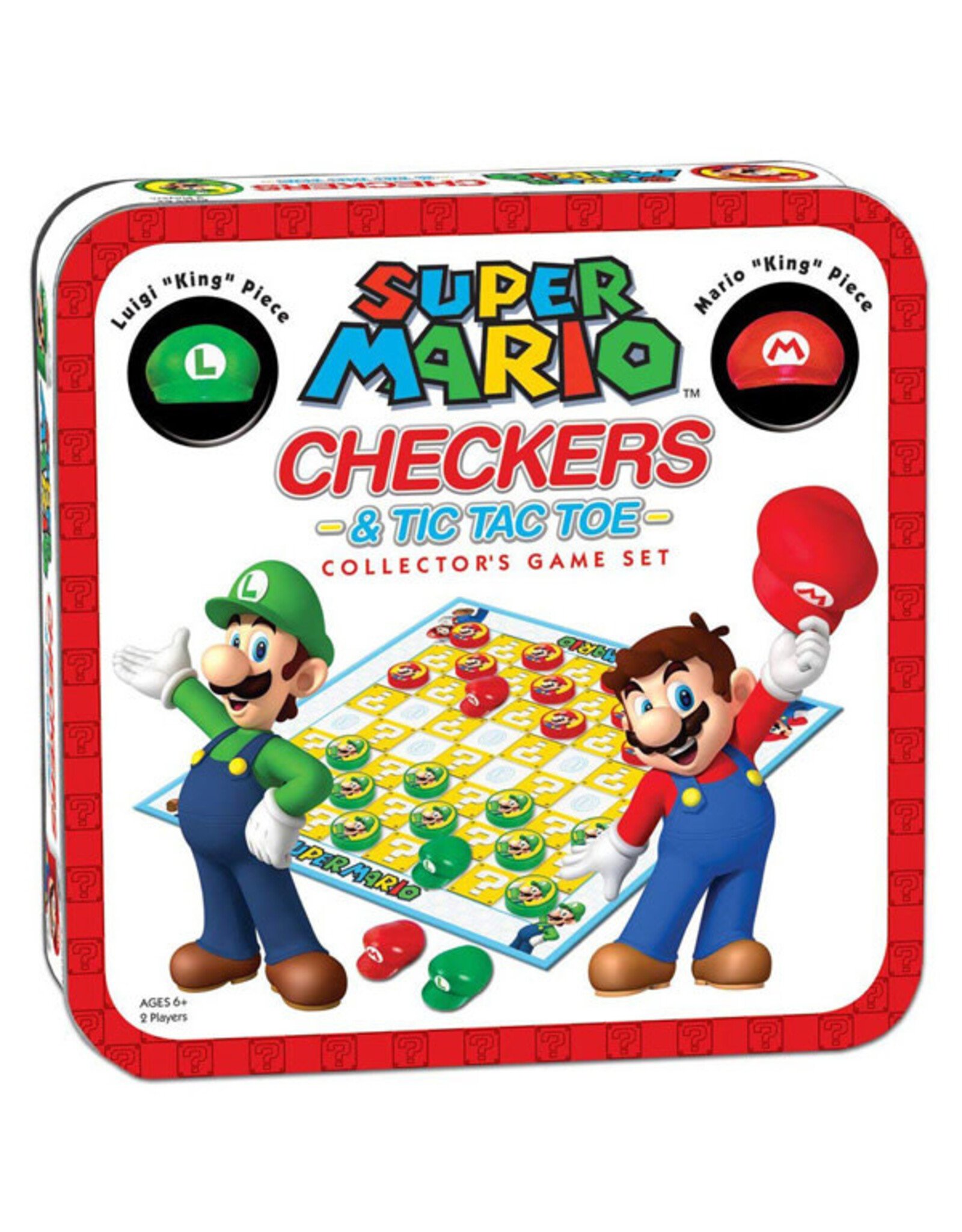 USAopoly Super Mario Bros Checkers - Collector's Edition