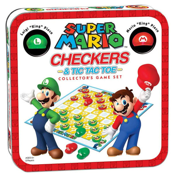 USAopoly Super Mario Bros Checkers - Collector's Edition