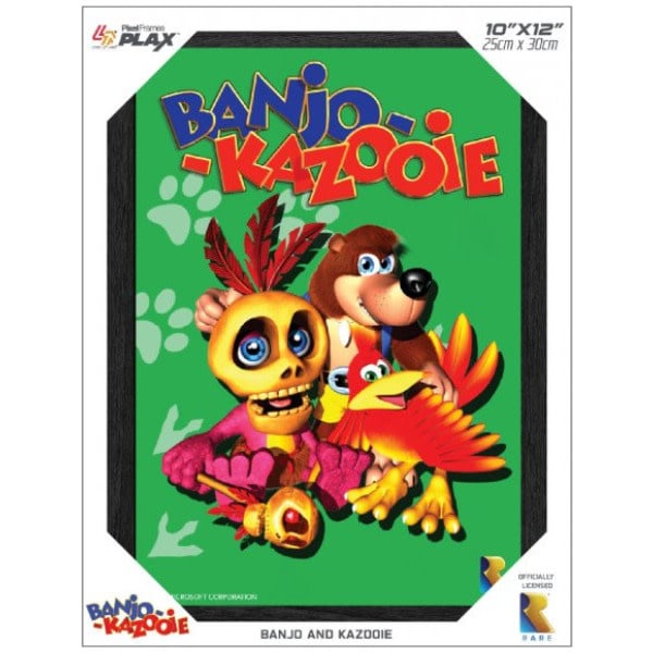 Pixelframe Pixelframe Plax - Banjo-Kazooie - 10"x12"