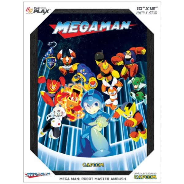 Pixelframe Pixelframe Plax - Mega Man Robot Master Ambush - 10"x12"