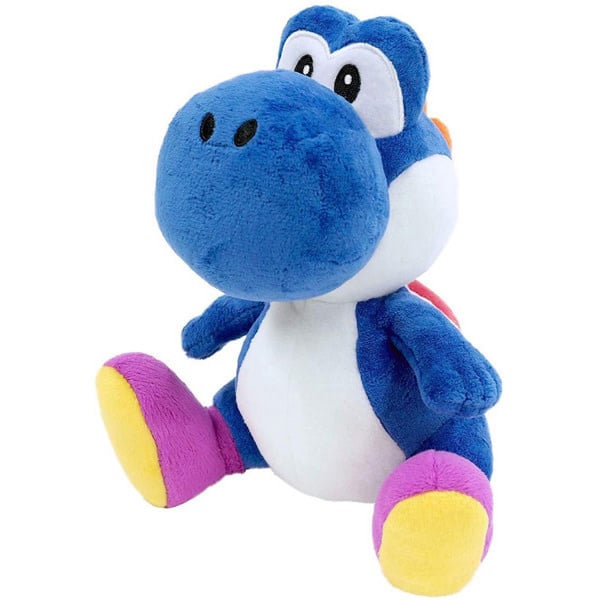 Little Buddy Super Mario Bros - Light Blue Yoshi 8" Plush