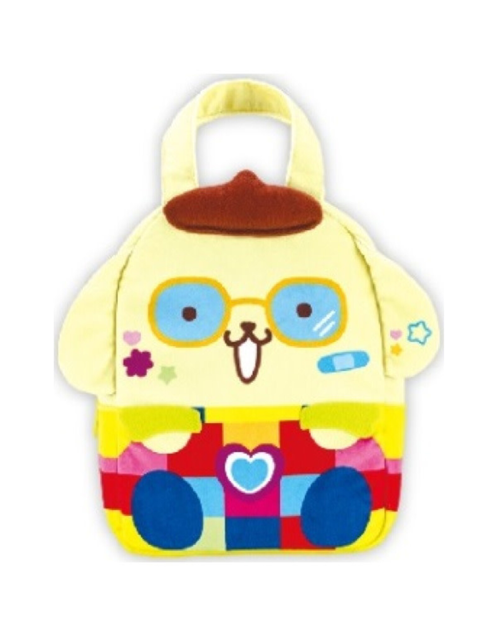 Eikoh Sanrio Characters - Dcora Pop Pompompurin 8" Fluffy Plush Bag