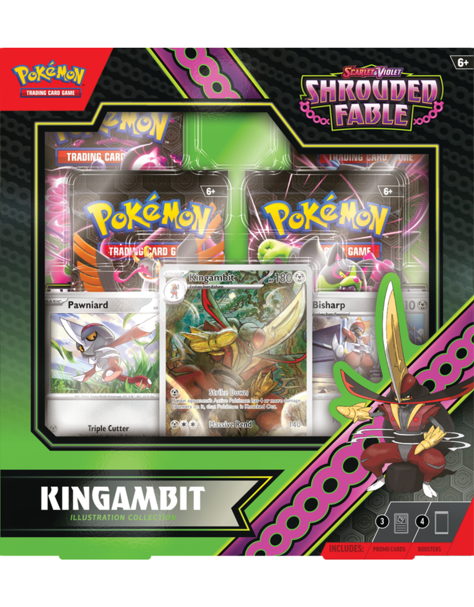 The Pokemon Company Pokémon Trading Card Game - Shrouded Fable Kingambit Illustration Collection