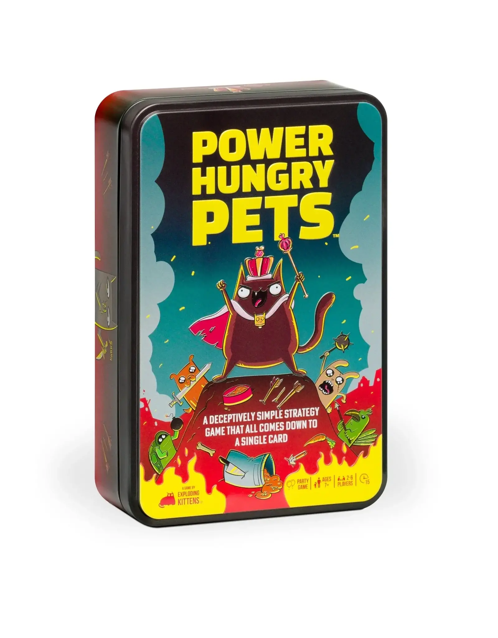 Exploding Kittens Power Hungry Pets (Tin Edition)