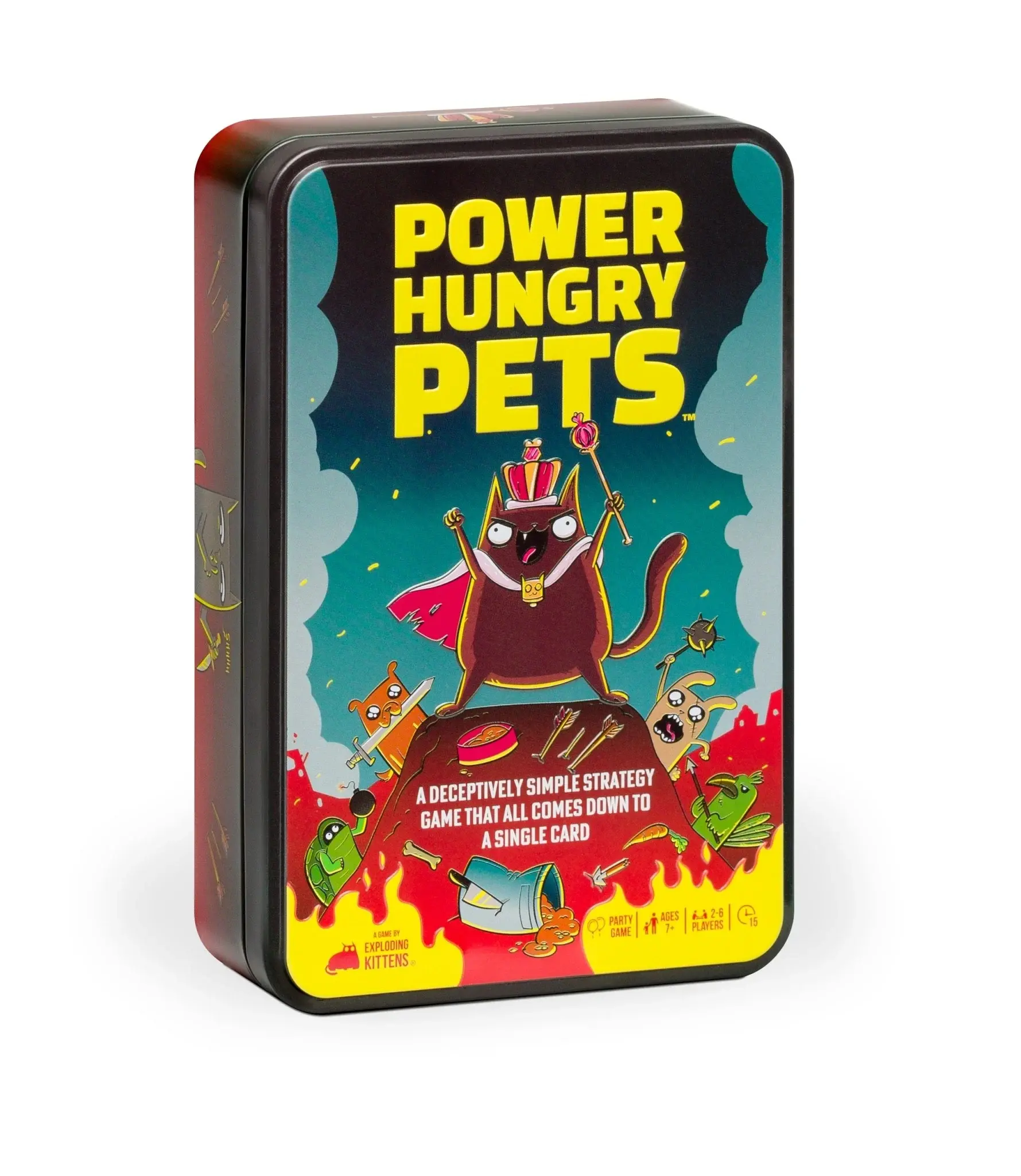 Exploding Kittens Power Hungry Pets (Tin Edition)