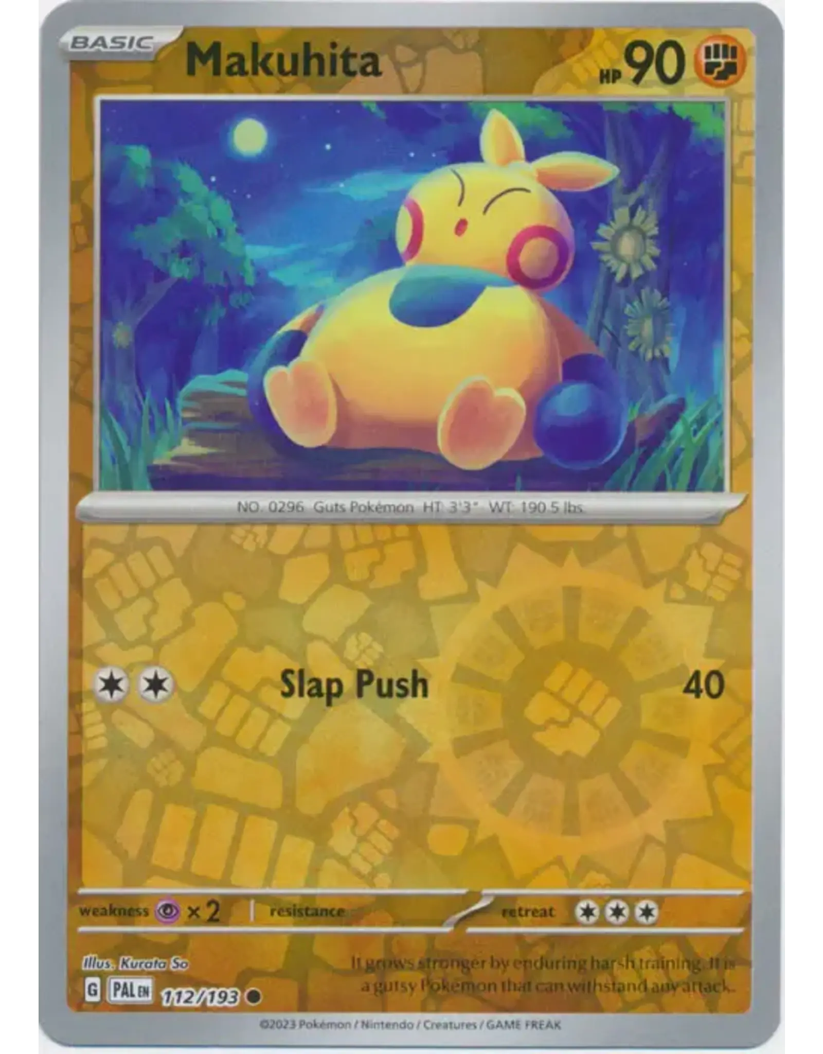 Makuhita - 112/193 (Reverse Holofoil, Common)