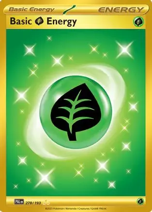 Basic Grass Energy - 278/193 (Holofoil, Hyper Rare)