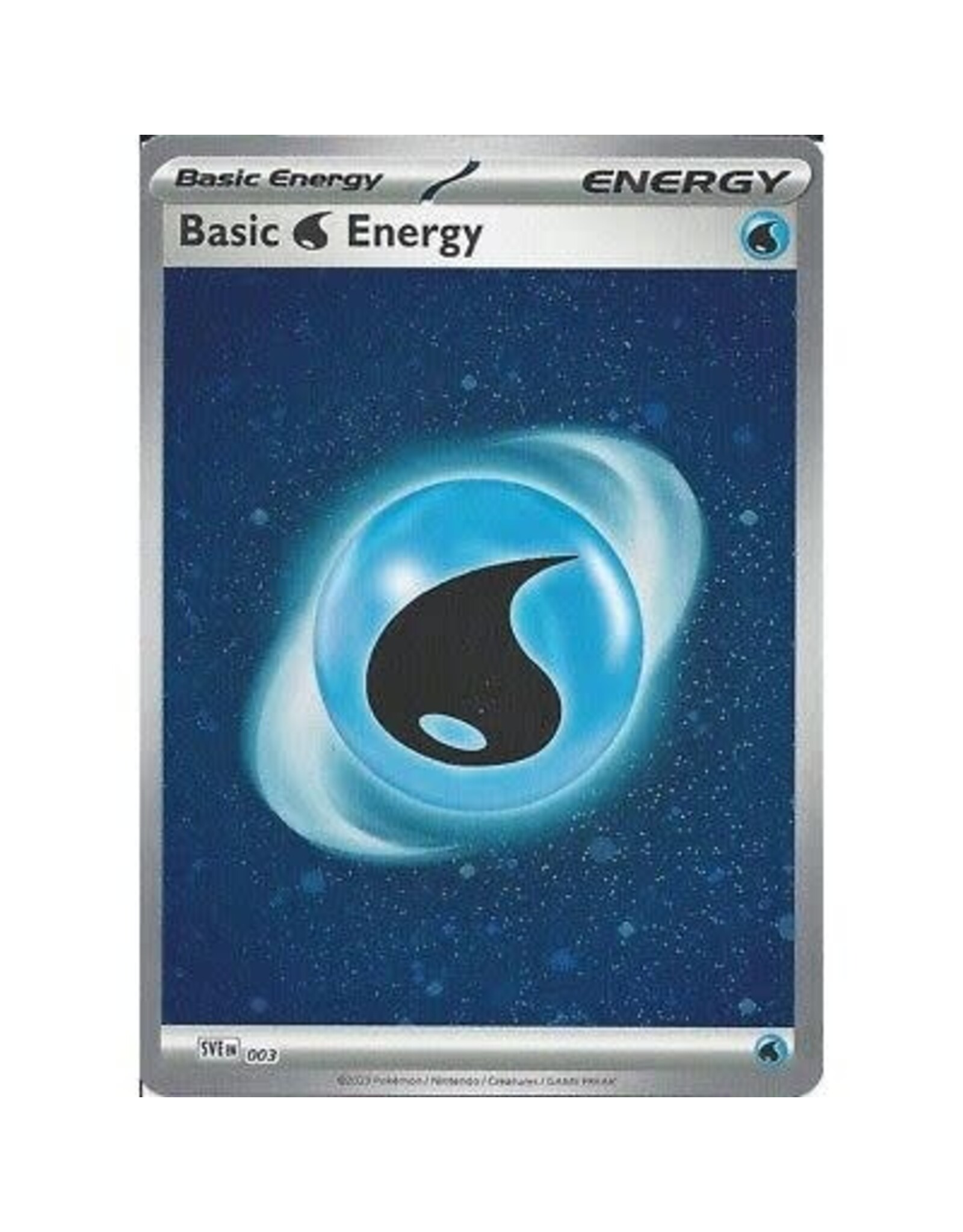 Basic Water Energy (Cosmos Holo) - 003 (Holofoil, Common)