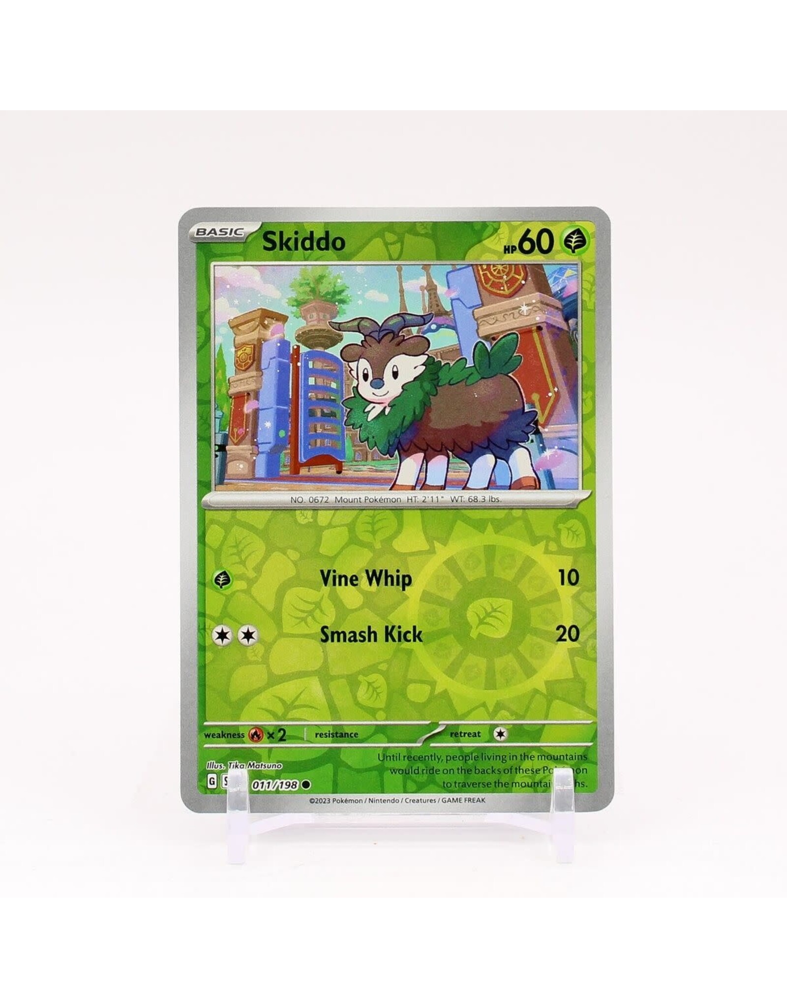 Skiddo - 011/198 (Reverse Holofoil, Common)