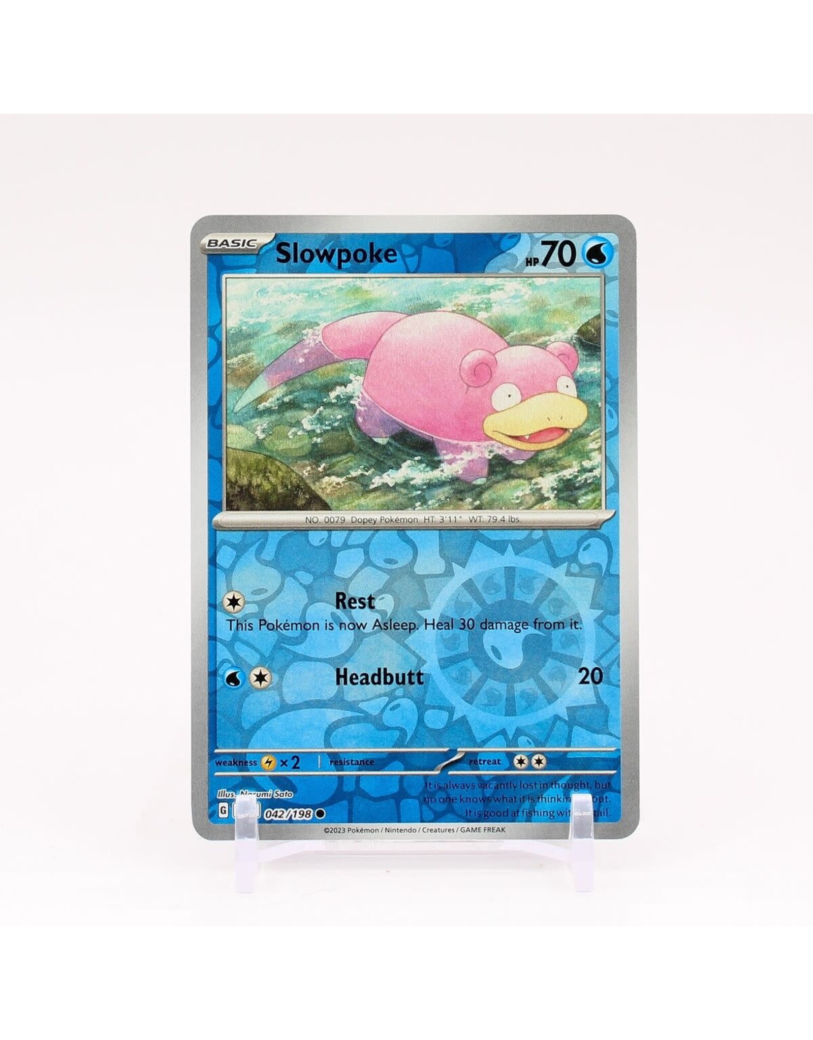 Slowpoke - 042/198 (Reverse Holofoil, Common)