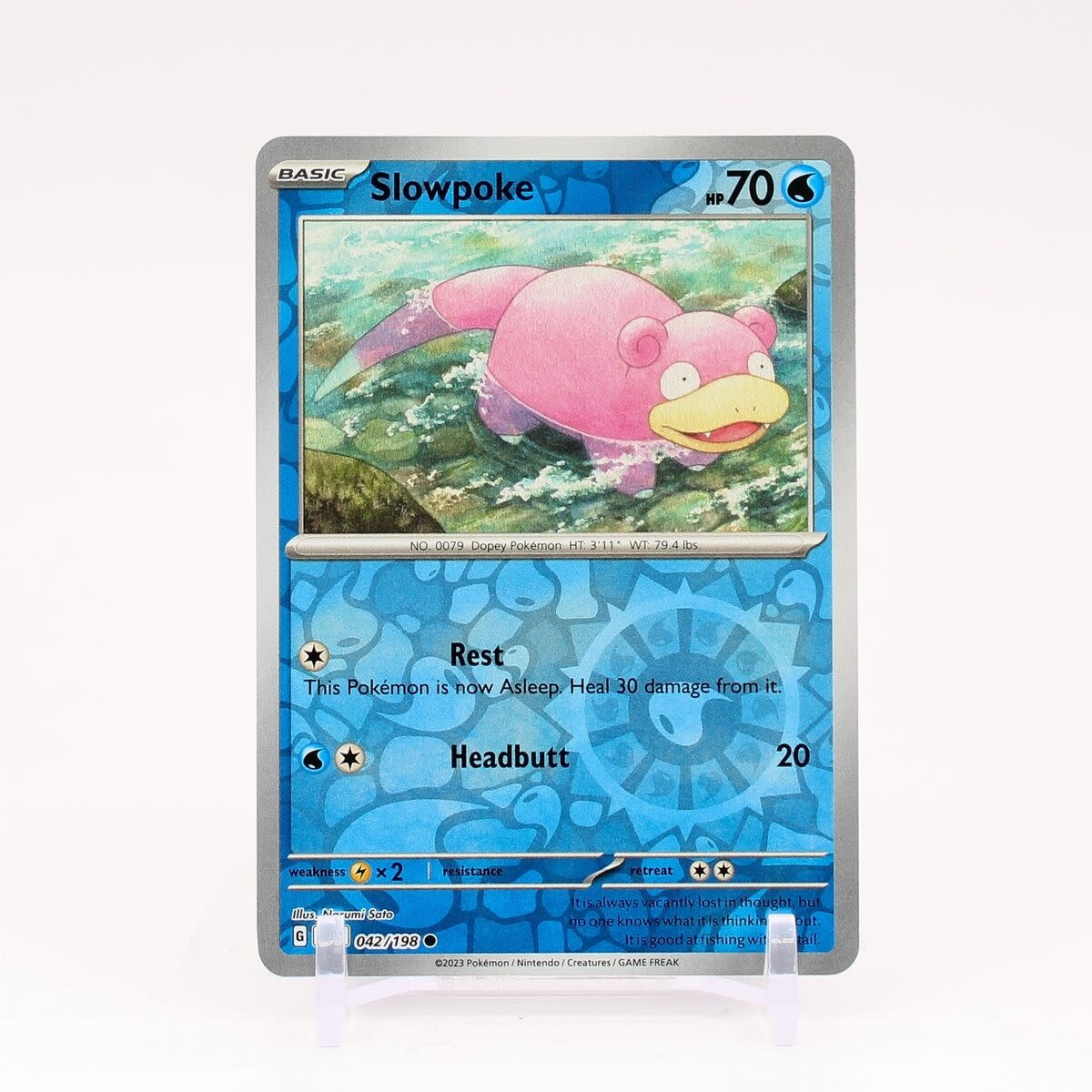 Slowpoke - 042/198 (Reverse Holofoil, Common)