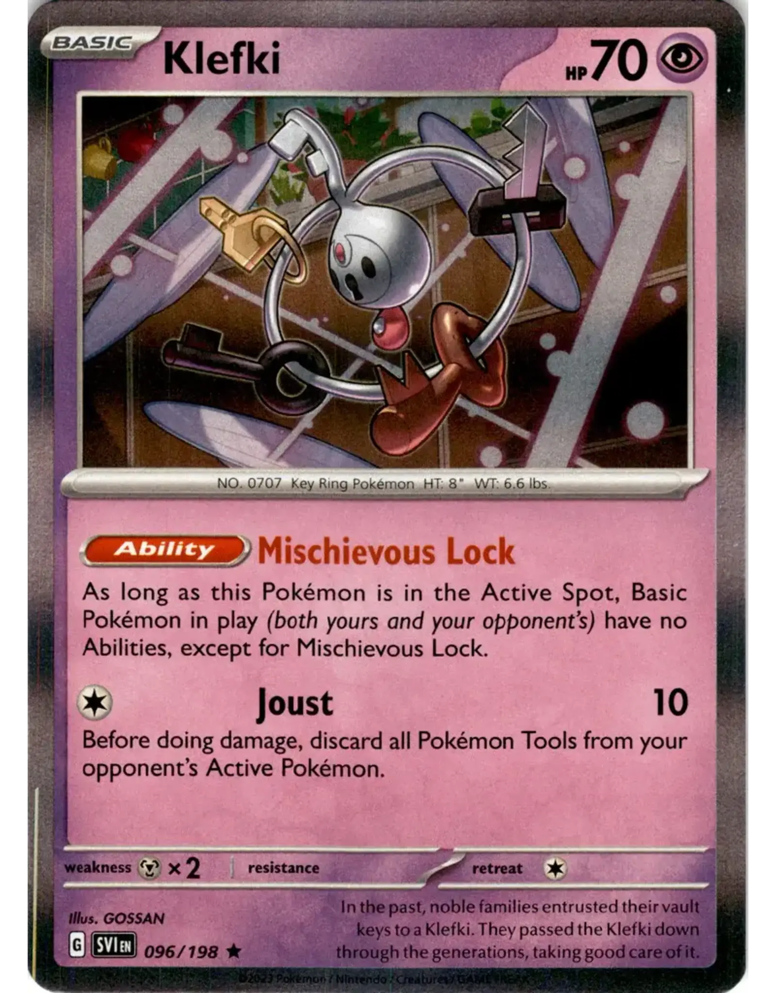 Klefki - 096/198 (Holofoil, Rare) (SVI)